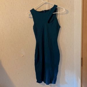 Teal fashion nova dress